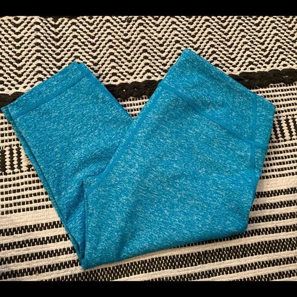 Zella Blue Leggings Medium - Picture 3 of 4